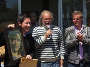 ENTREGA DE CUADRO DE EVITA