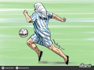 hebe gambeteando al macrismo