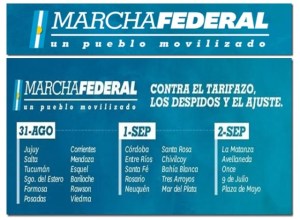 marcha federal cronograma